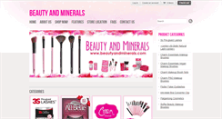 Desktop Screenshot of beautyandminerals.com